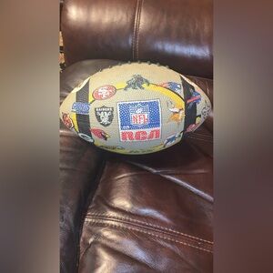 Super Bowl XXXII 32 NFL RCA Promotional "Play Football" Ball Team Logos - New!
